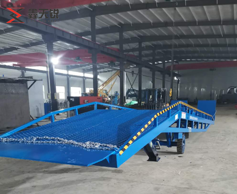阳江移动式液压登车桥生产车间